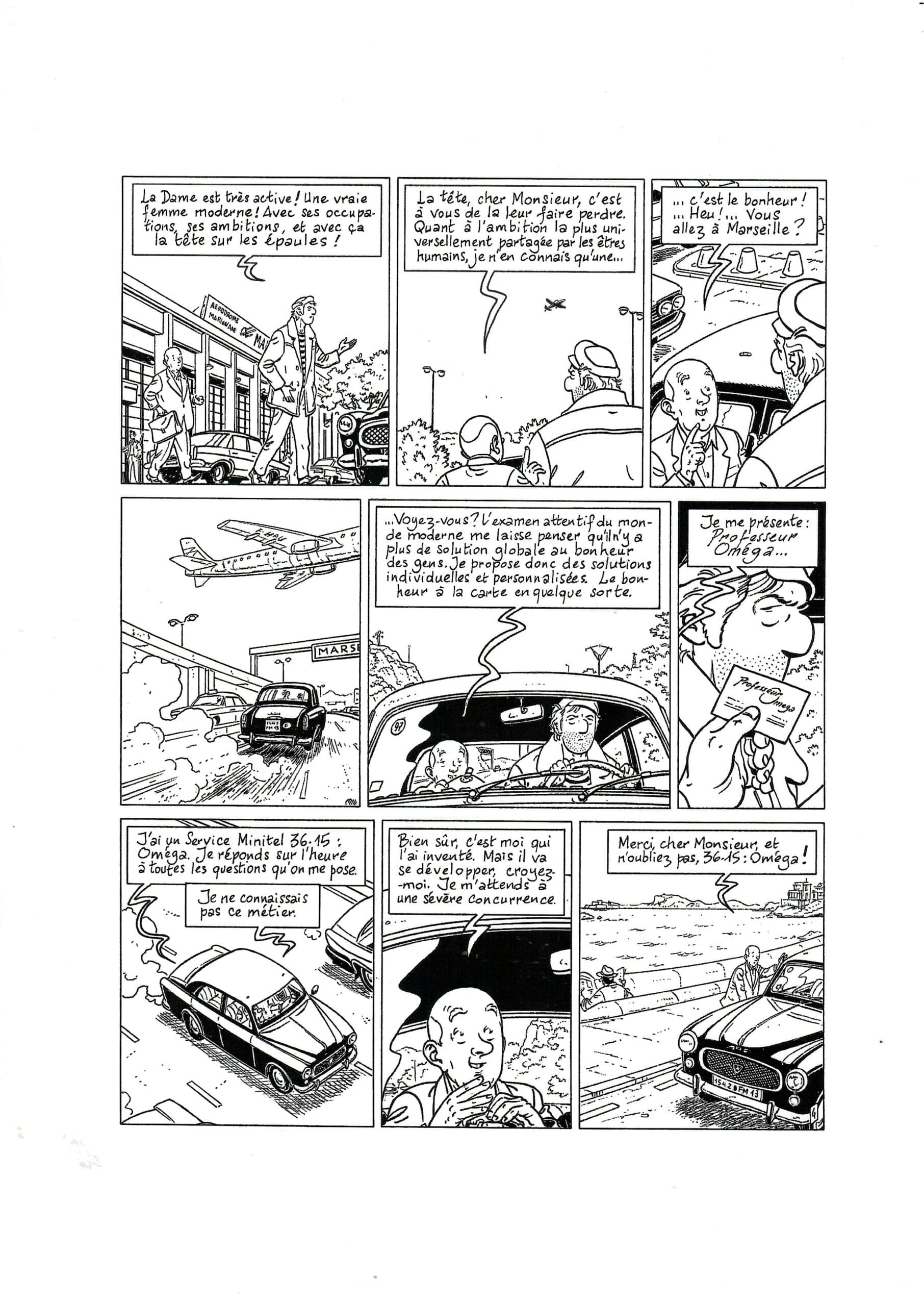 PLANCHE ORIGINALE N° 4 "CONDOR" -  (Le Rendez-Vous de Yu-Moon)