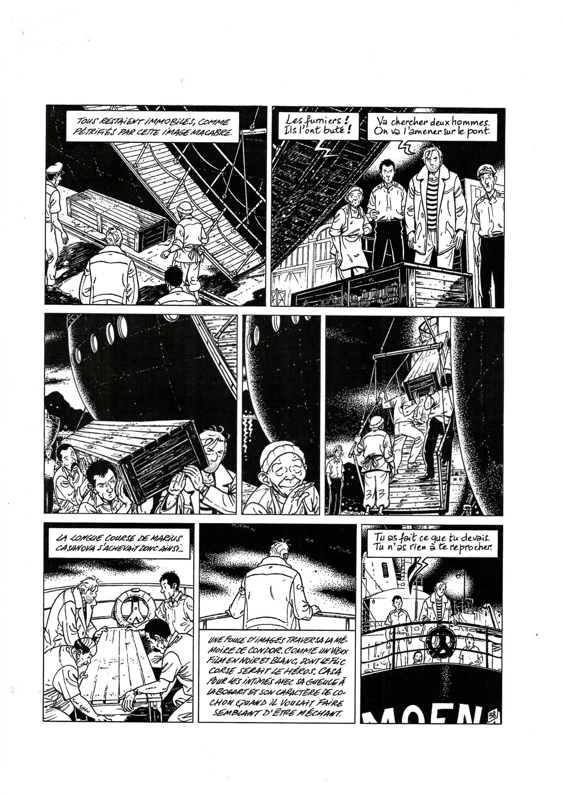 PLANCHE ORIGINALE N° 38 "CONDOR" - (Le Rendez-Vous de Yu-Moon)