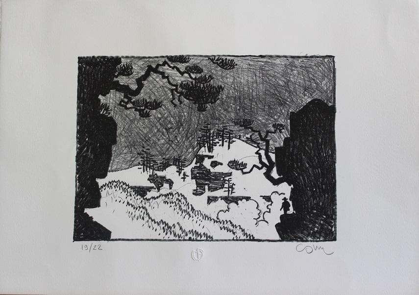 LITHOGRAPHIE "NAMASTE" - Cosey