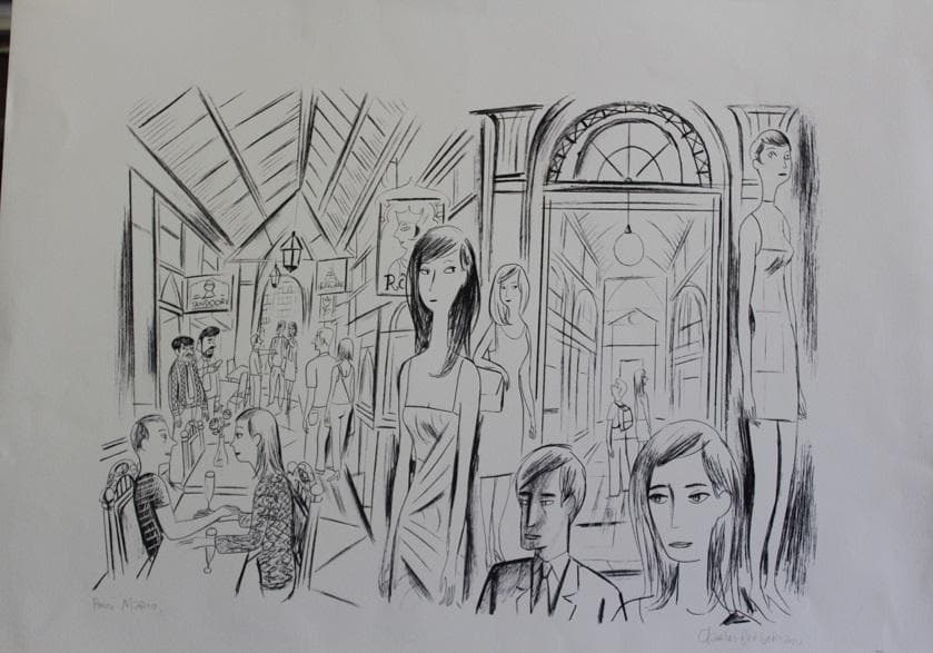 LITHOGRAPHIE "LES POTES" - Baru