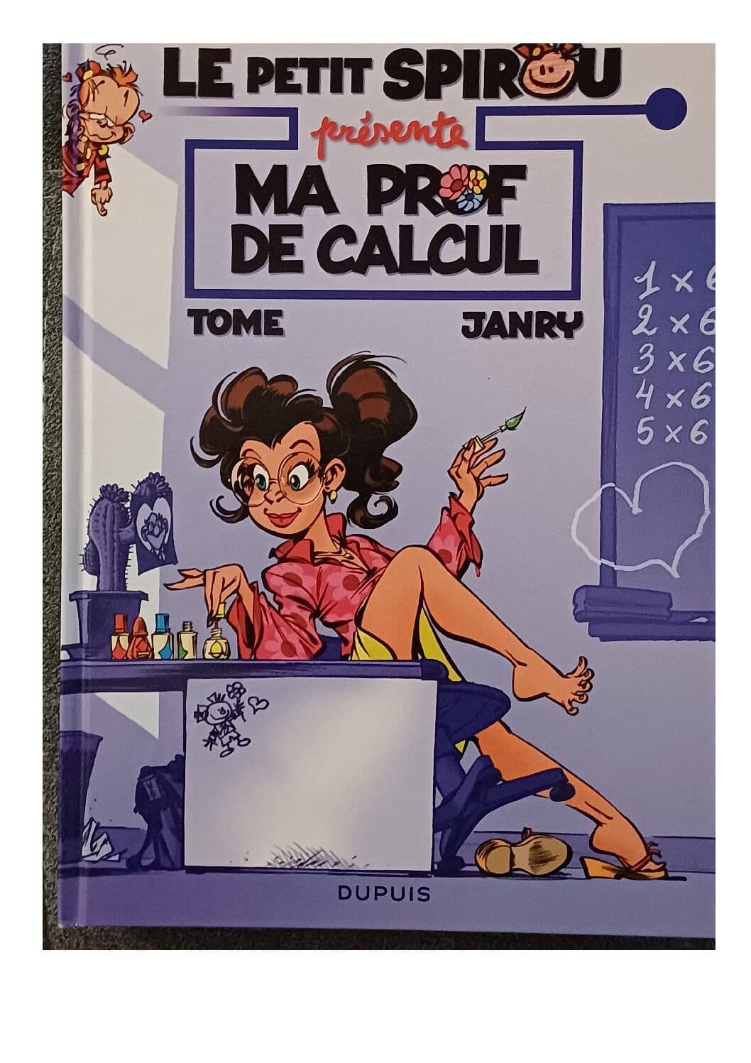 LE PETIT SPIROU PRESENTE MA PROF DE CALCUL